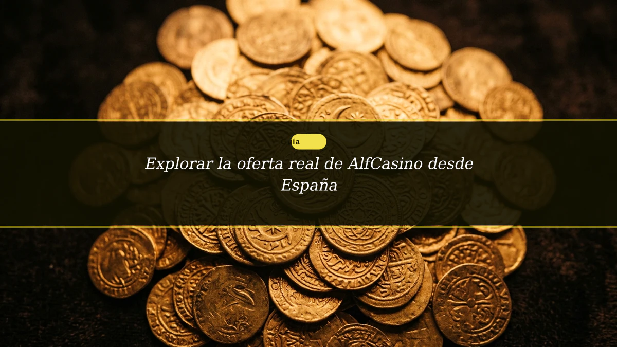 Explorar la oferta real de AlfCasino desde España