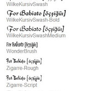 Font-List81