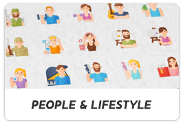 Health & Diet Modern Flat Animated Icons - 2