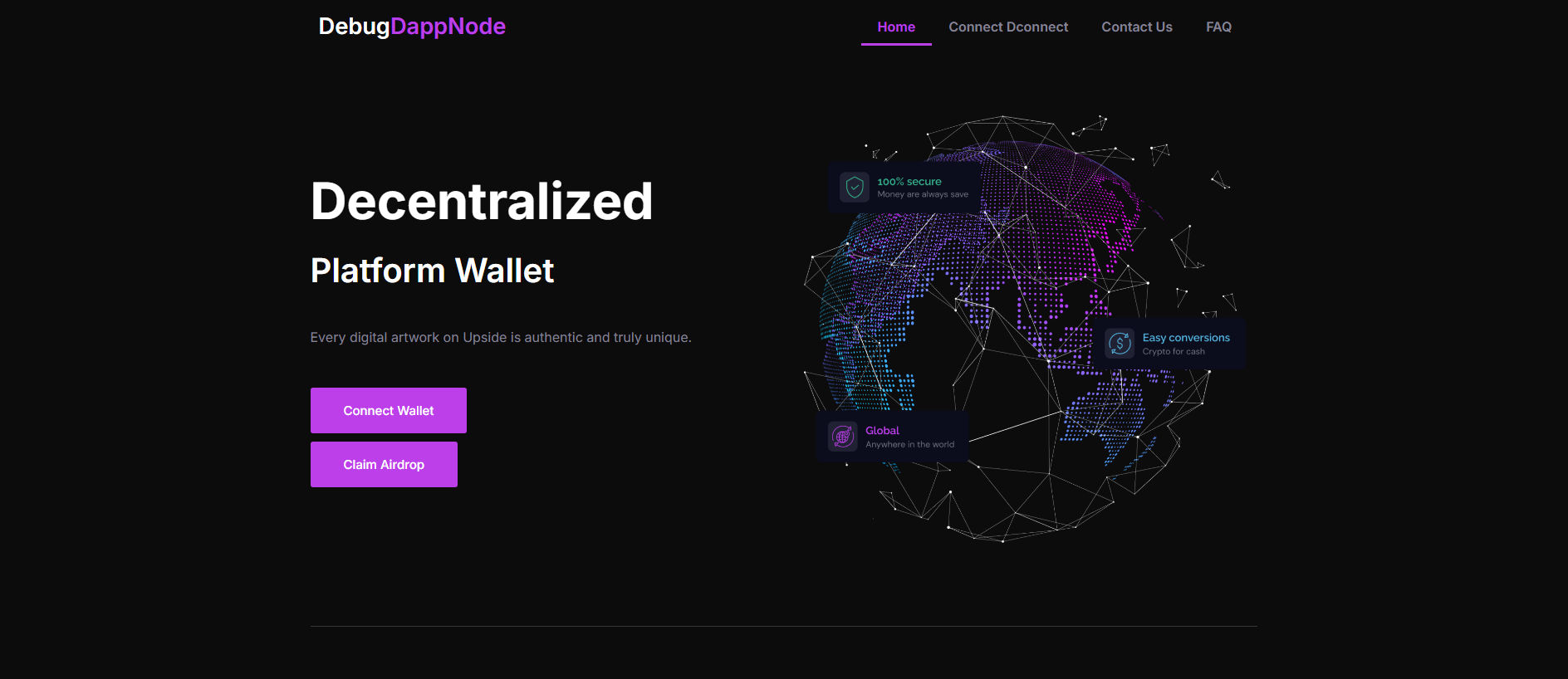 Forensic screenshot of [REDACTED] showing the phishing page layout