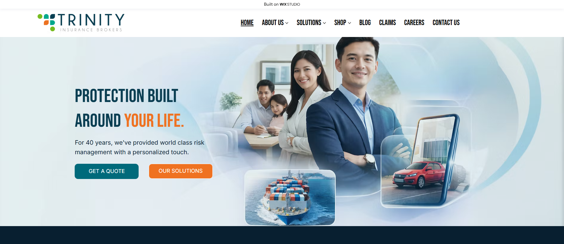 Forensic screenshot of digitalpartnersasia.wixstudio.com showing the phishing page layout