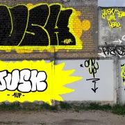 Graffiti artwork by iUSK