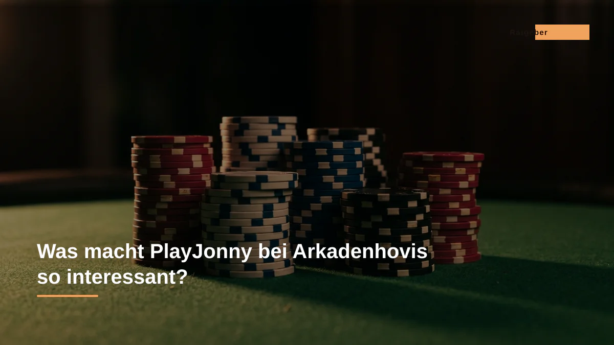Was macht PlayJonny bei Arkadenhovis so interessant?