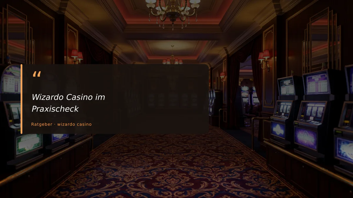 Wizardo Casino im Praxischeck