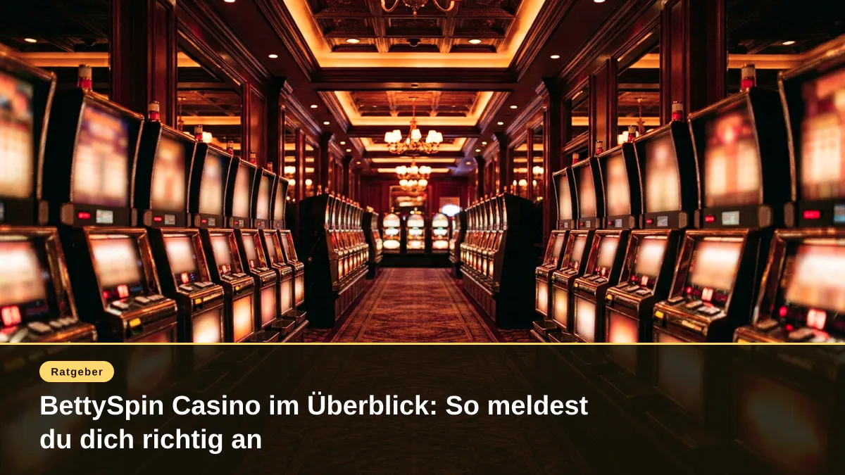 BettySpin Casino im Überblick: So meldest du dich richtig an