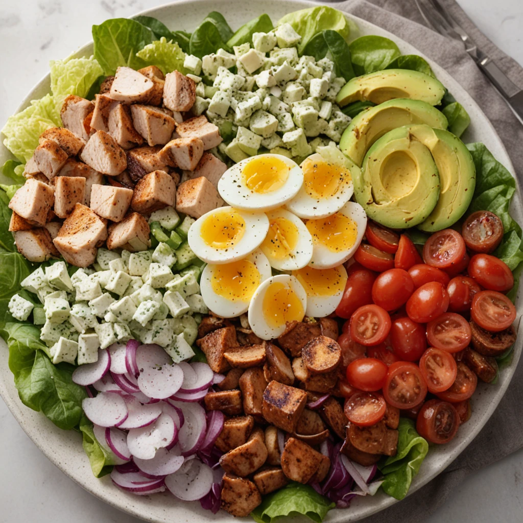 Cobb Salad with Delicious Dressing!