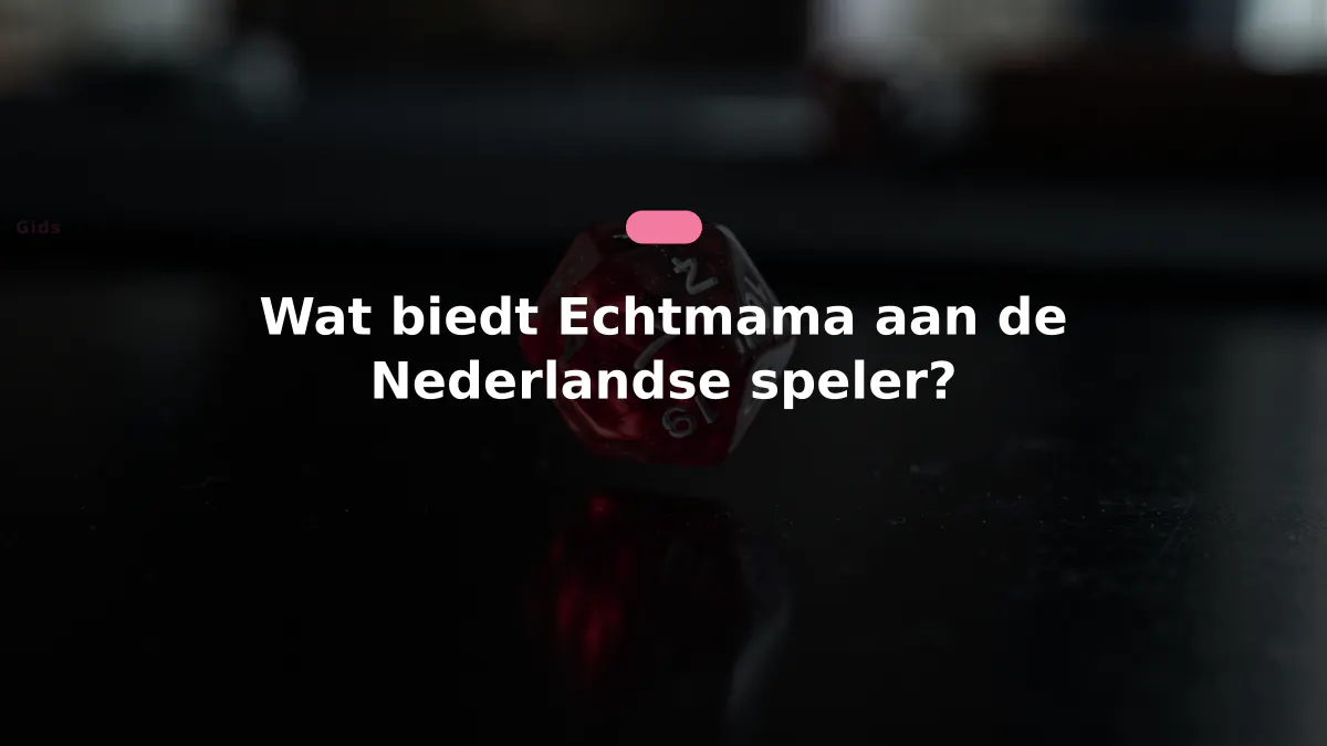 Wat biedt Echtmama aan de Nederlandse speler?