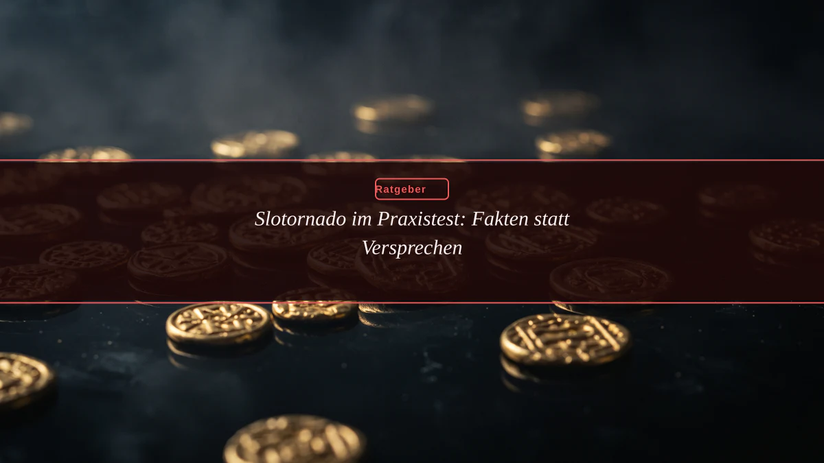 Slotornado im Praxistest: Fakten statt Versprechen