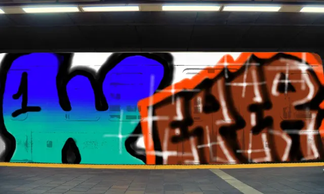 Graffiti artwork by DECAY