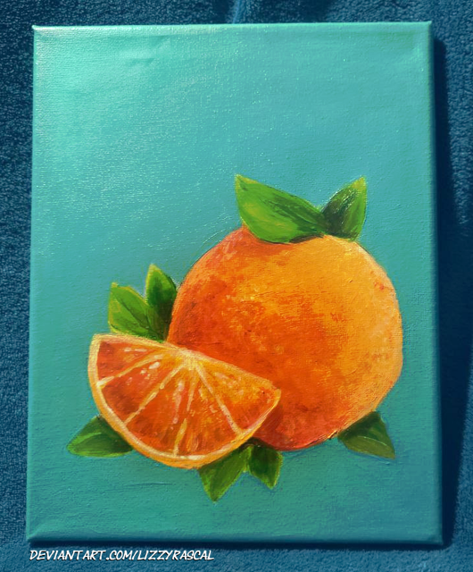 2022 08 10 Acrylic Paint Summer Oranges by Lizzy Rascal 925083068.png