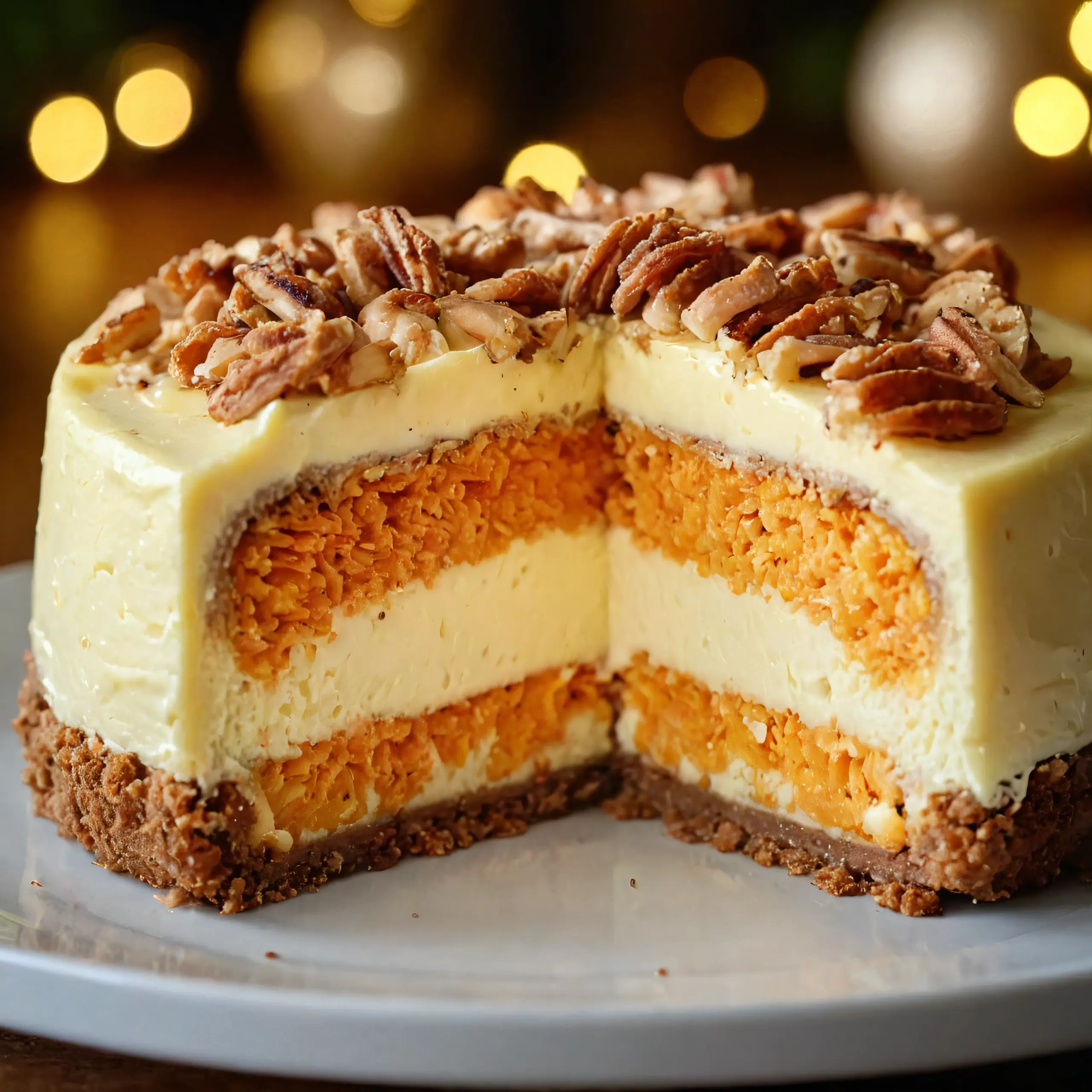 Delicious Carrot Cake Cheesecake