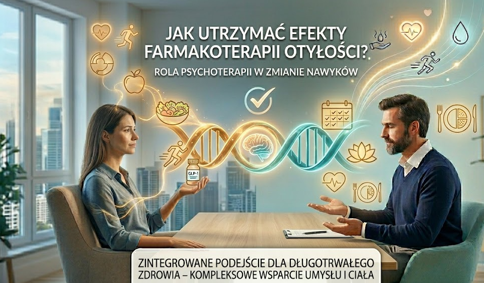 Jak utrzymać efekty farmakoterapii otyłości? Rola psychoterapii w zmianie nawyków