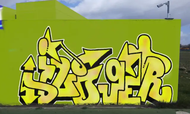 Graffiti artwork by Judge