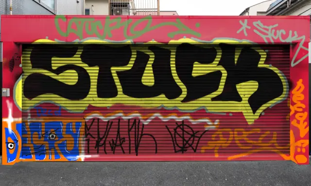 Graffiti artwork by DECAY