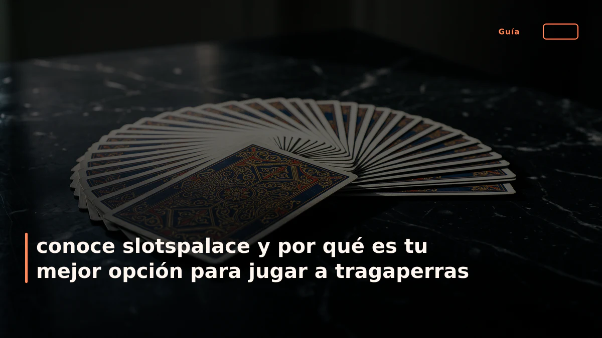 conoce slotspalace y por qué es tu mejor opción para jugar a tragaperras