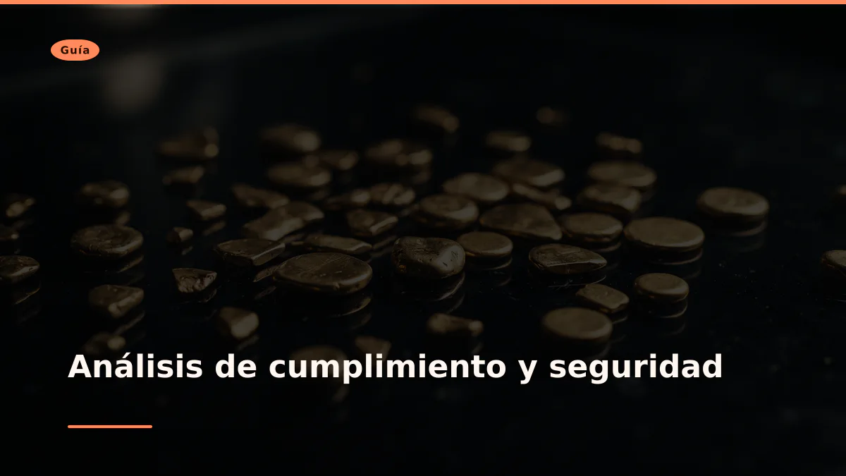 Análisis de cumplimiento y seguridad