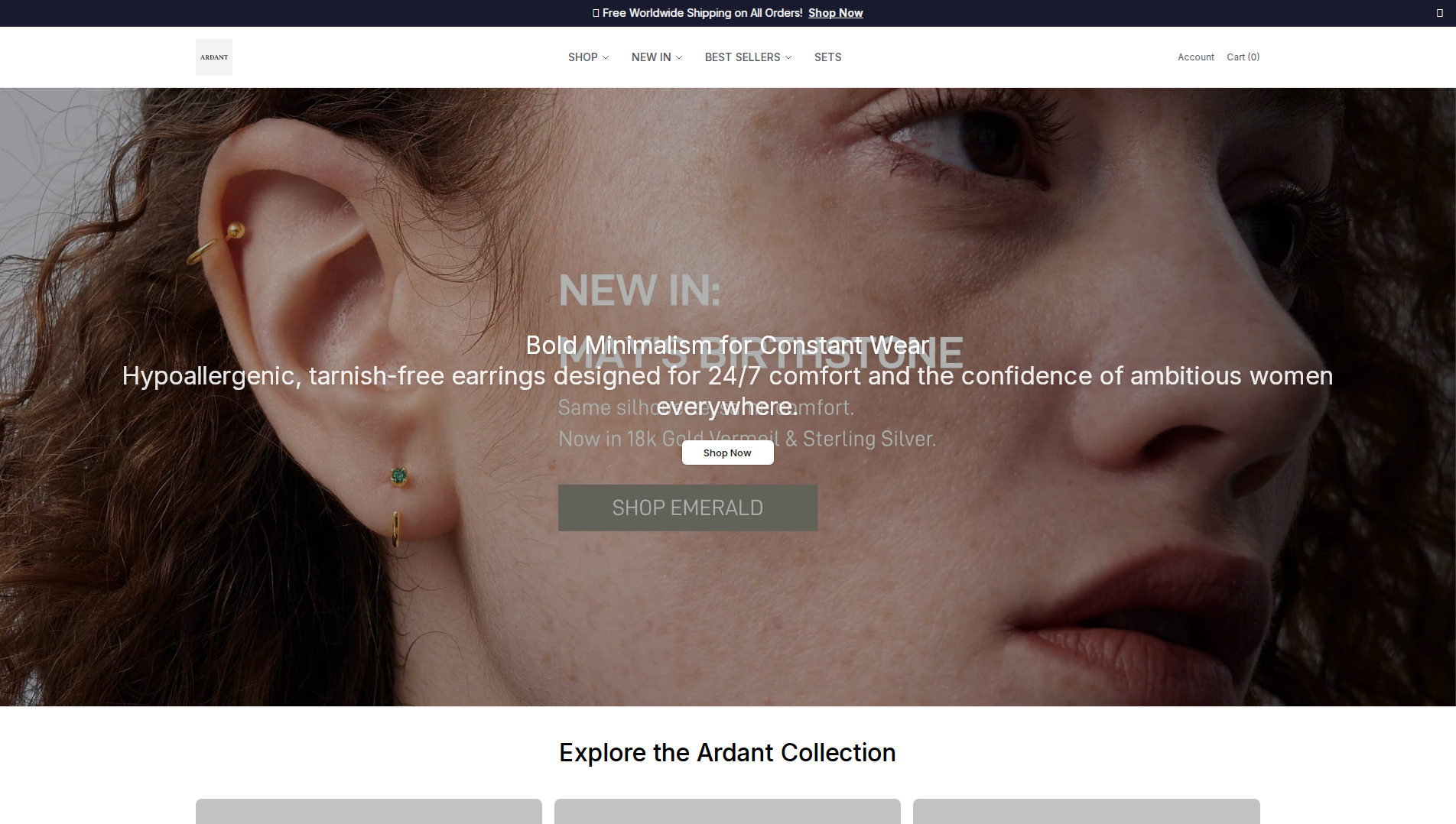 Stored capture of arlowe.shop