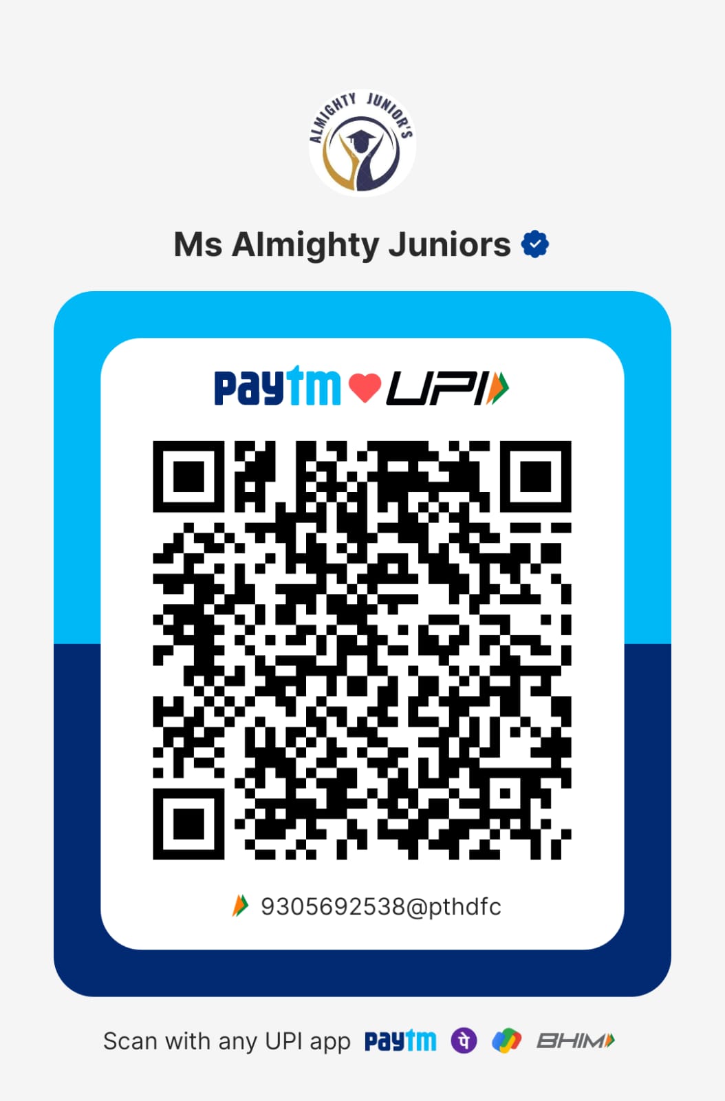 Payment QR Code - Scan to Pay