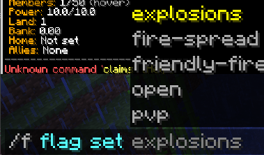 /f flag set autocomplete
