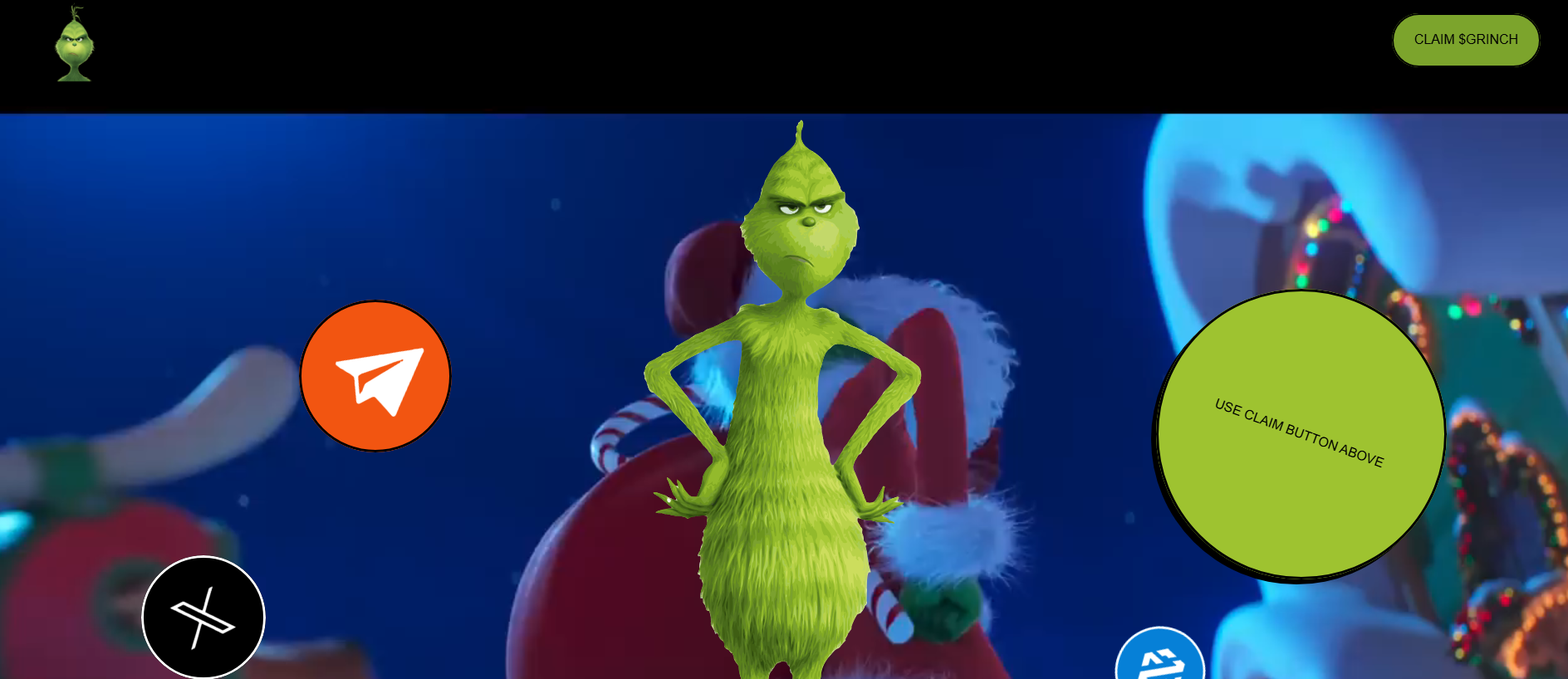 Stored capture of grinchsolairdrop.pages.dev