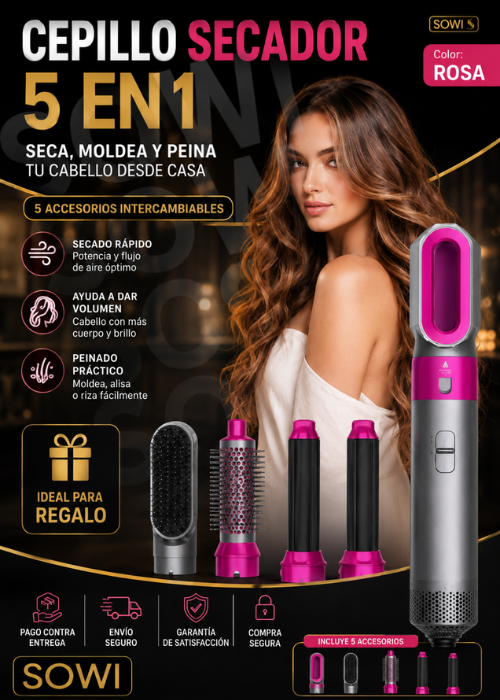 cepillo 5 en 1