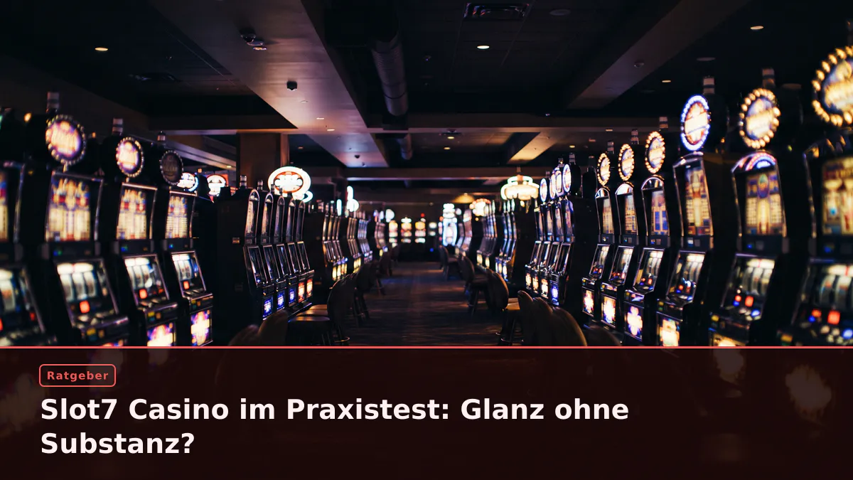 Slot7 Casino im Praxistest: Glanz ohne Substanz?