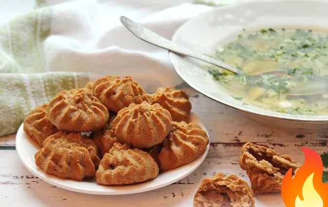 Постер Гречневые профитроли (к супу)