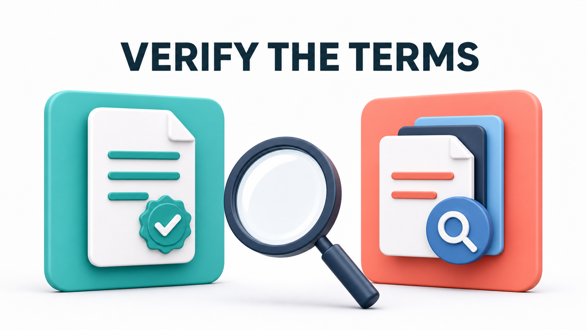 Affiliate offer term confidence comparison for two course platforms