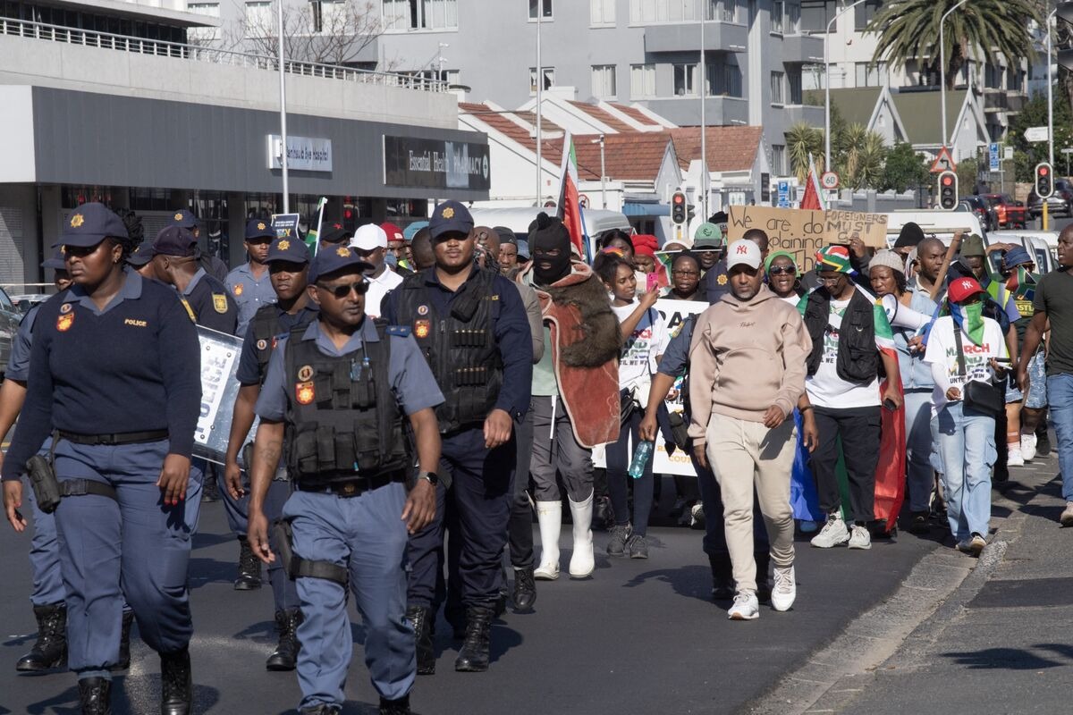 Illustration - Afrique du Sud : la police se met en ordre de bataille avant le 30 juin, la deadline anti-migrants inquiète Johannesburg