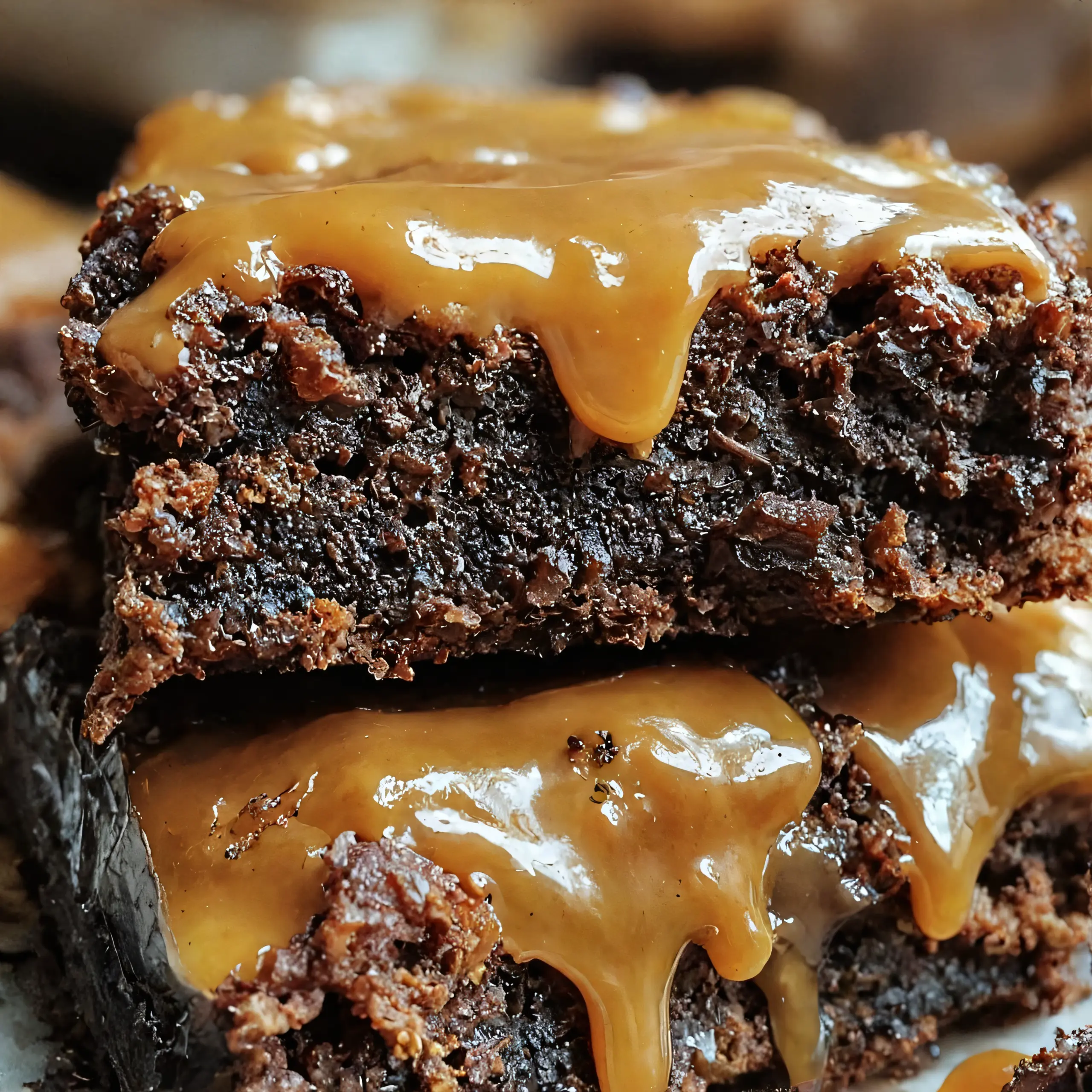 Karamell Brownies