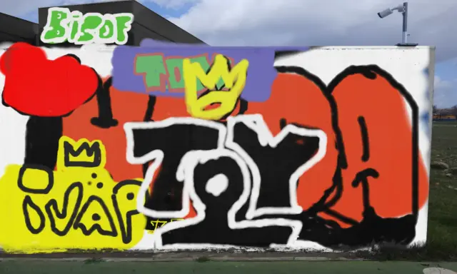 Graffiti artwork by STUG
