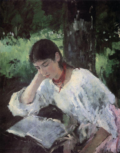 Портрет А Я Симонович 1889