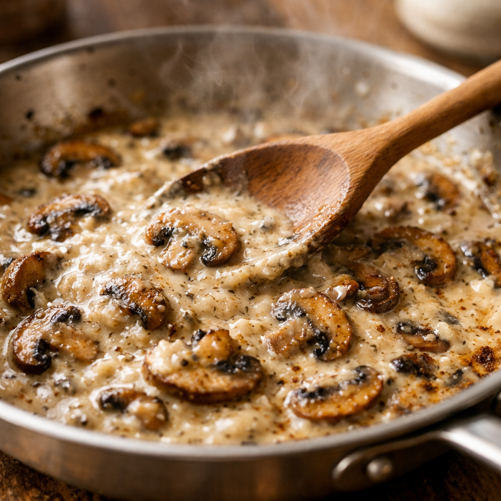 easy chicken with creamy mushroom sauce ingredients