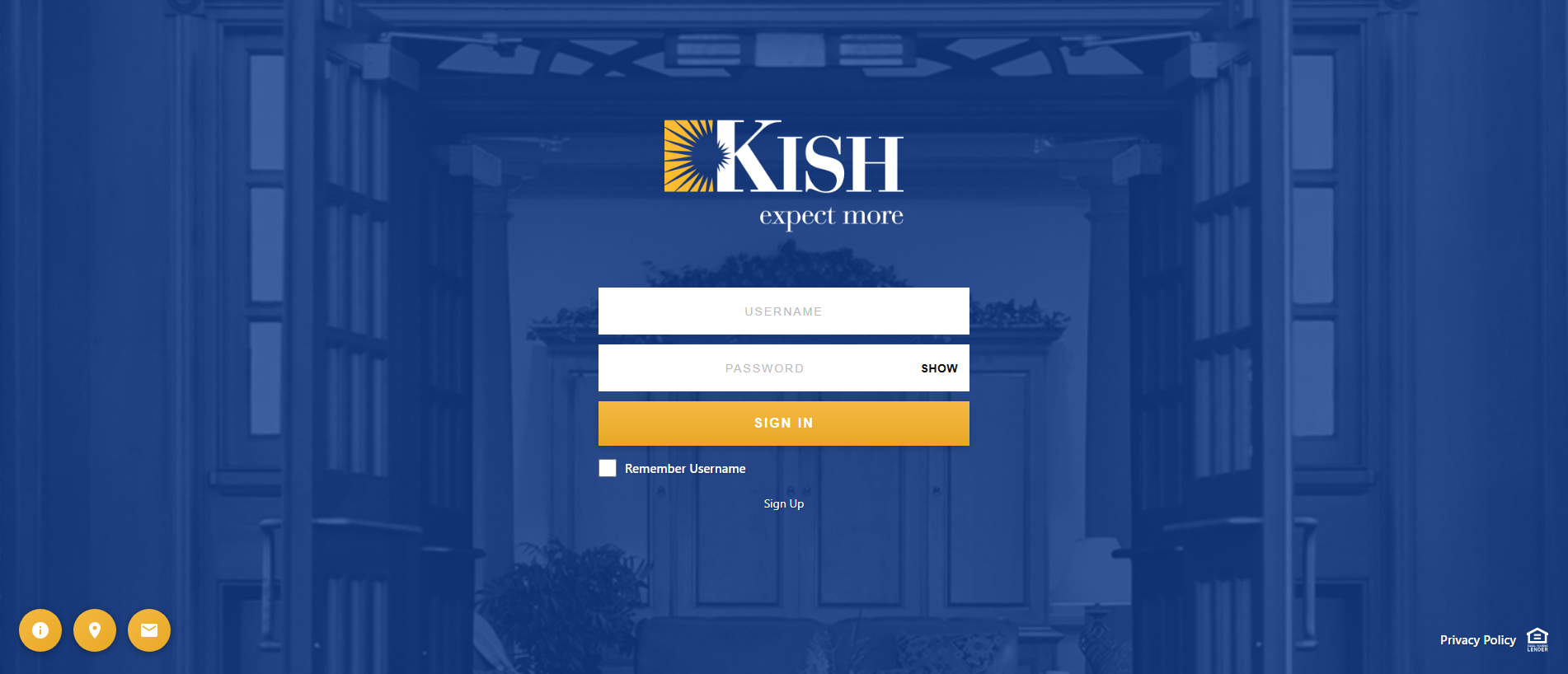 Forensic screenshot of kishbkonline.icu showing the phishing page layout