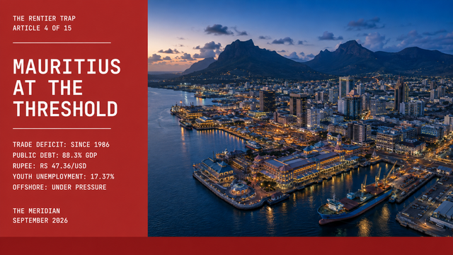 Mauritius at the Threshold The Diagnosis September 2026 The Meridian