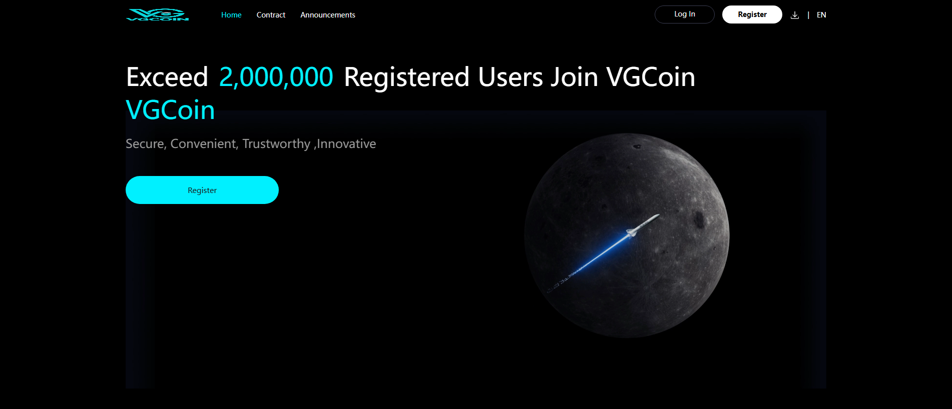 Stored capture of vgcoinex.com