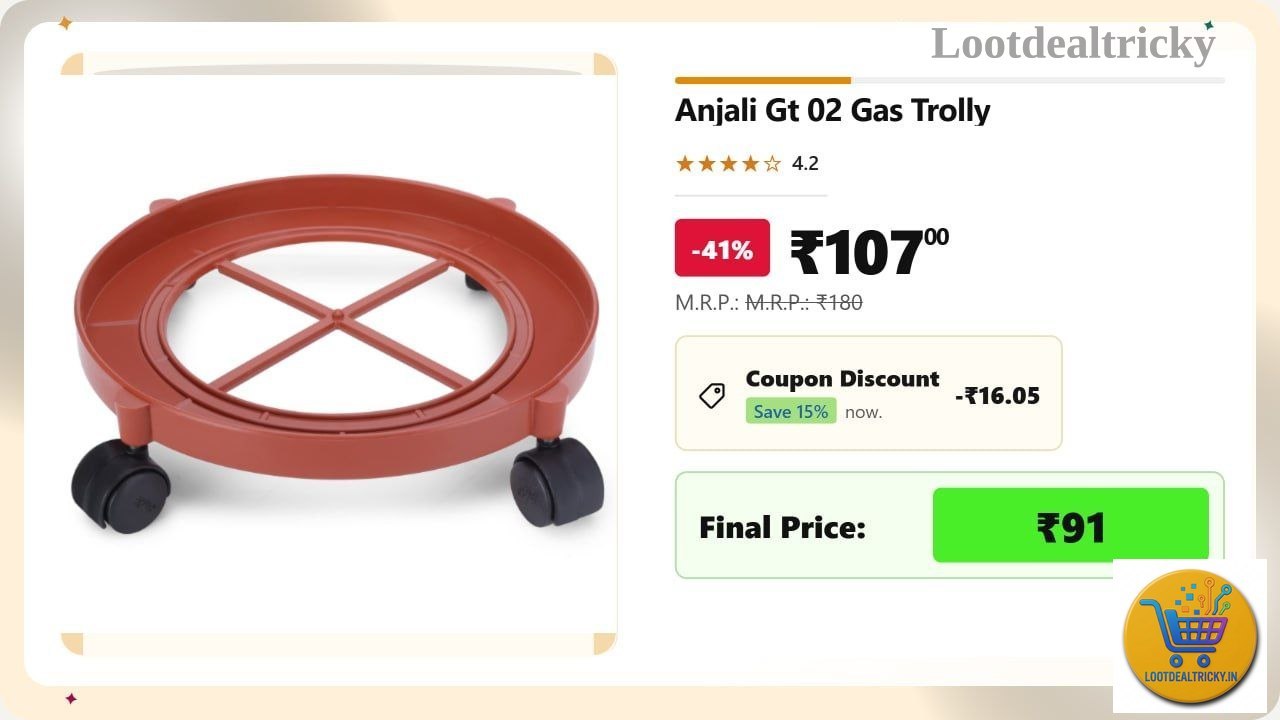 Gas Trolly 91 – Just ₹91 | Loot Deal Gas Trolly 91 – Just ₹91 | Loot Deal