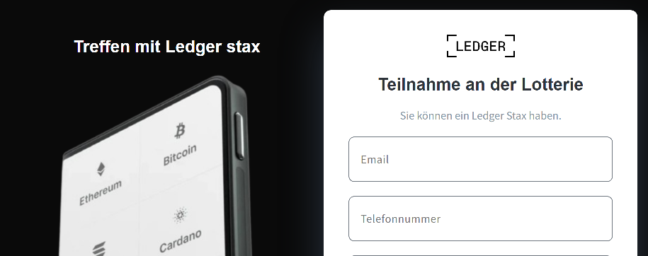 Screenshot of ledger-cds.pages.dev