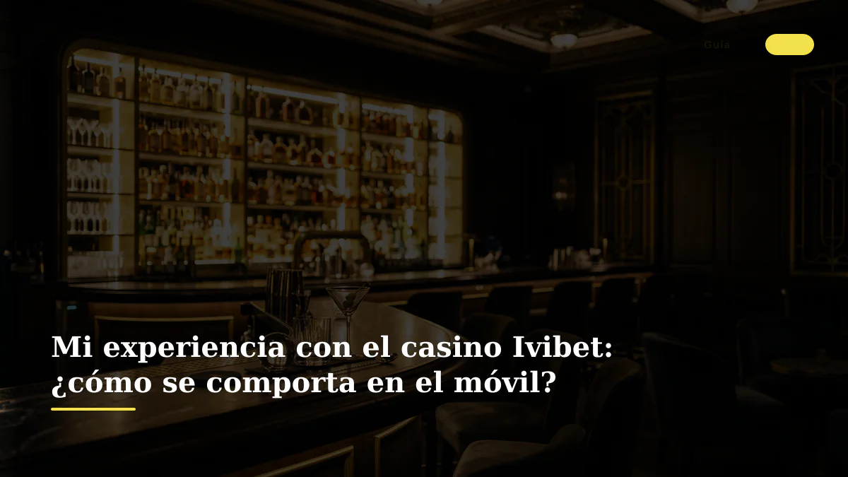 Mi experiencia con el casino Ivibet: ¿cómo se comporta en el móvil?
