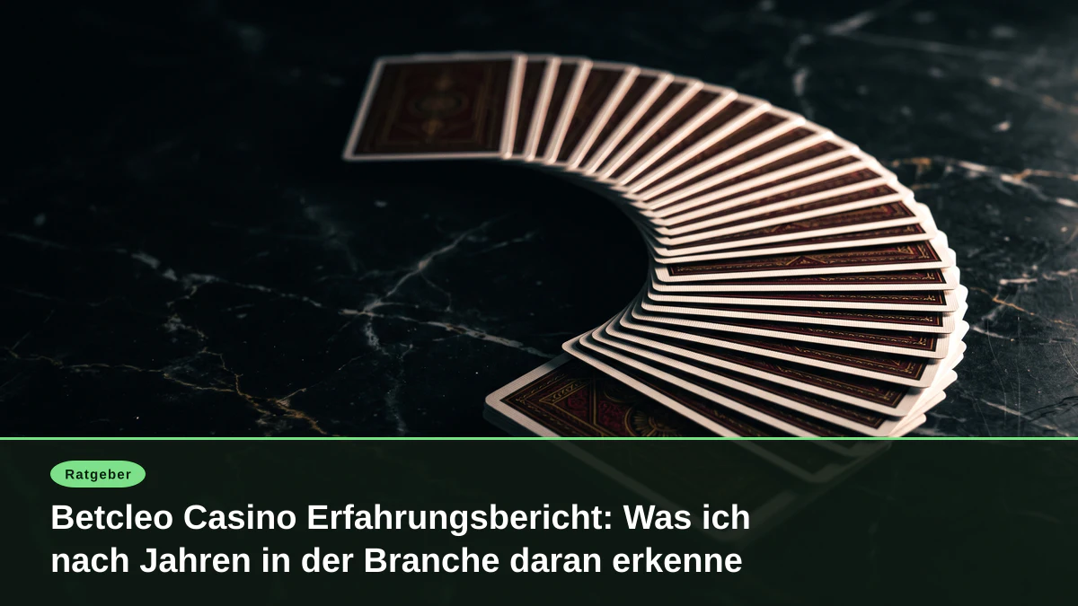 Betcleo Casino Erfahrungsbericht: Was ich nach Jahren in der Branche daran erkenne