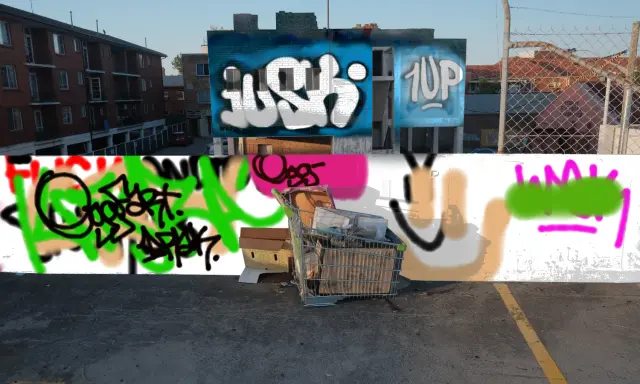 Graffiti artwork by iUSK