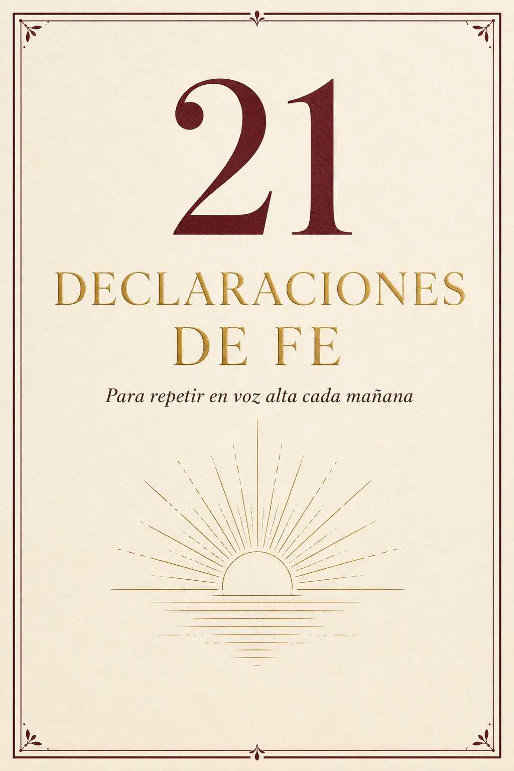 21 Declaraciones de Fe