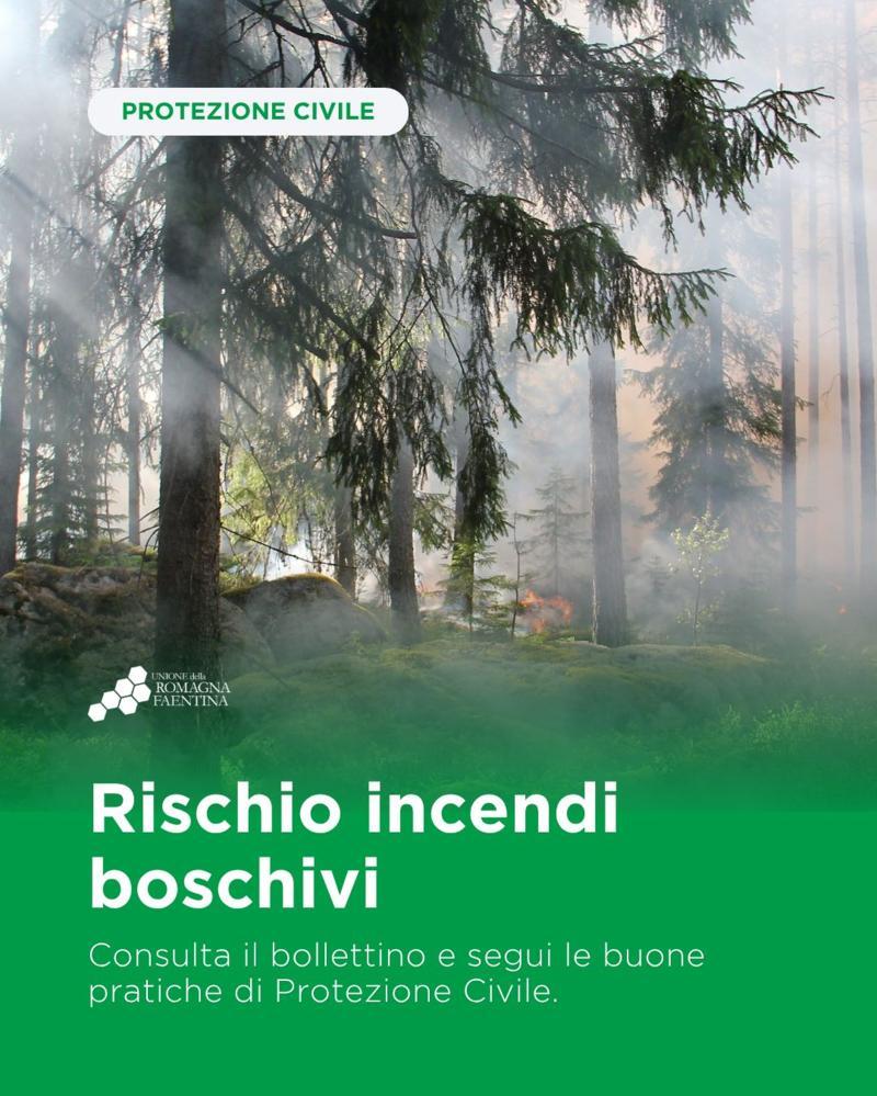 Incendi boschivi, scatta il preallarme: Castel Bolognese e tutta la Romagna Faentina in codice arancione fino al 9 agosto