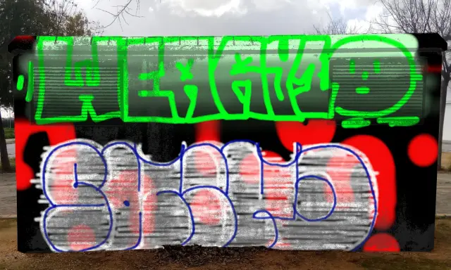 Graffiti artwork by DECAY