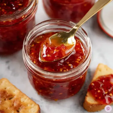 Sweet & Spicy Pepper Jelly Recipe: Perfect Gift Condiment!