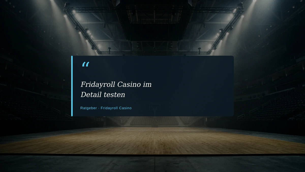 Fridayroll Casino im Detail testen