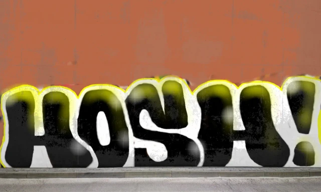 Graffiti artwork by hosha
