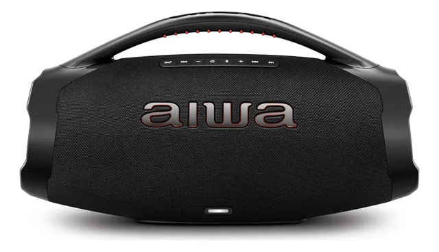 Boombox AIWA, 200W, BT, 30H, IP66, USB, BBS-01-B, Preto