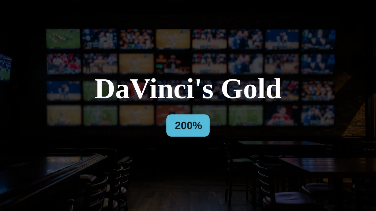 DaVinci's Gold casino — bono de bienvenida 200%, pagos: Visa, Mastercard, Skrill, Neteller, Paysafecard