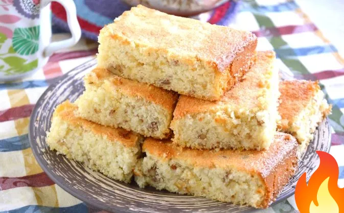 Фото Пирог из манной крупы с лимонным джемом